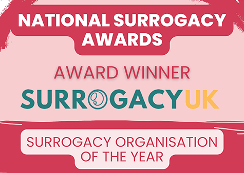 Award winner poster - Surrogacy organisation of the year