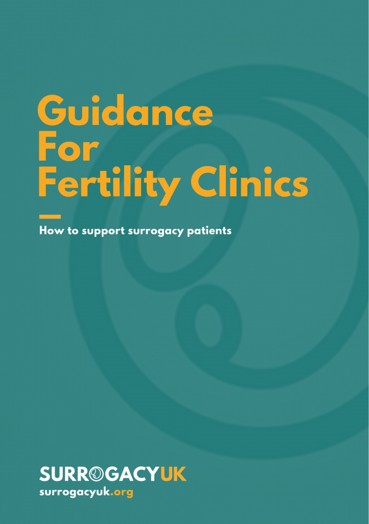 Guidance for Fertility Clinics